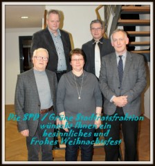 v.l. Joachim Haaf,  Michael Schubert, Kristine Paul, Peter Köpke, Jens Müller, Jutta Dick (nicht auf dem Foto)